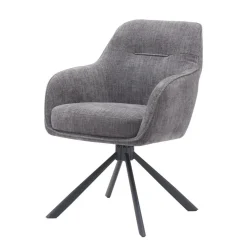 LykkeHome Eetkamerstoelen|Annabel Eetkamerstoel antraciet