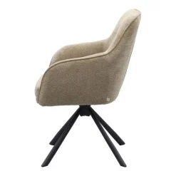 LykkeHome Eetkamerstoelen|Annabel Eetkamerstoel taupe
