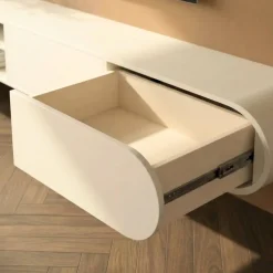 Vane Living Industriele Kasten|Tv Meubels|Arco zwevend Tv meubel Zand 220 cm