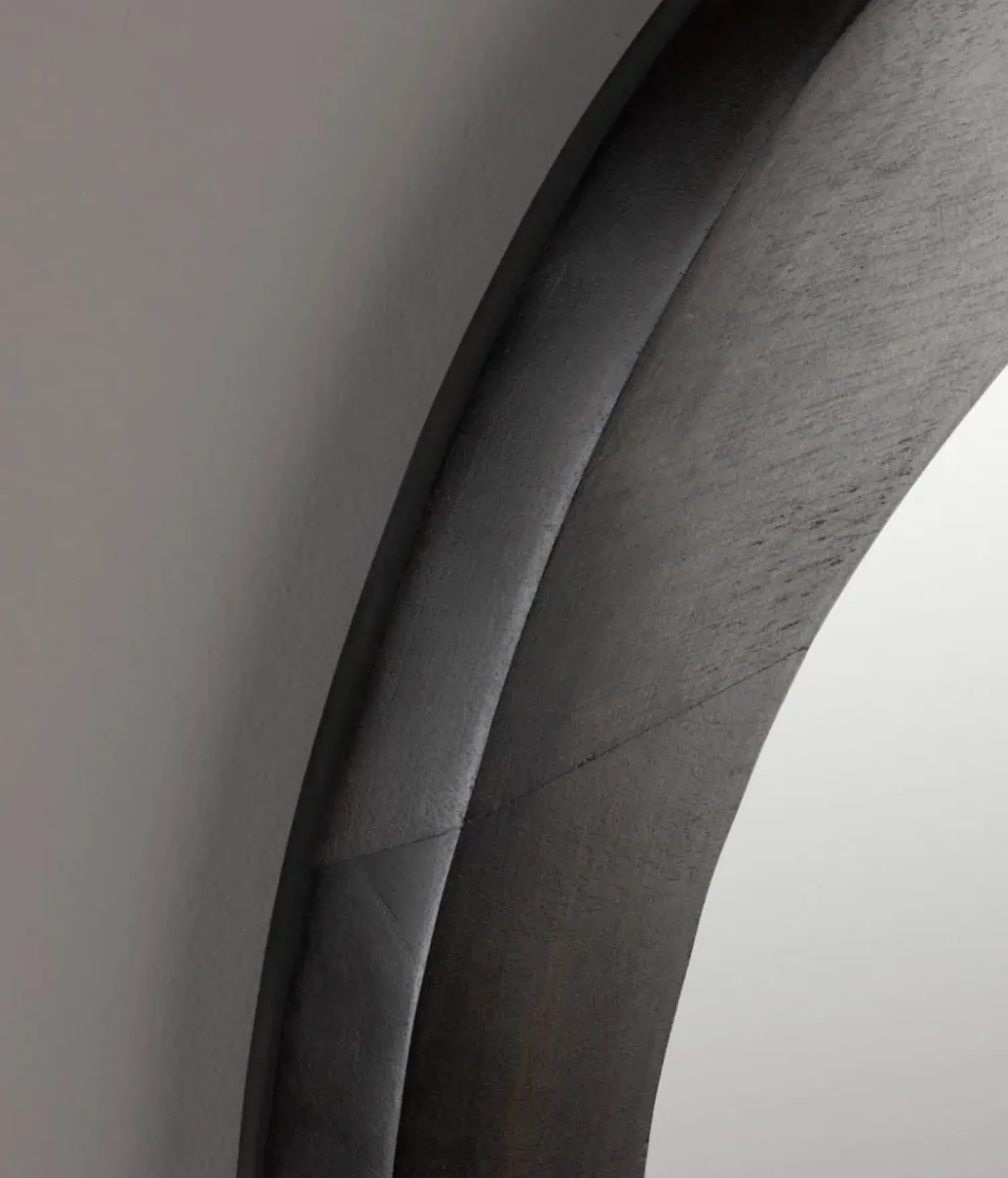 Dutchbone Spiegels|Aren Spiegel Hout Zwart 71cm