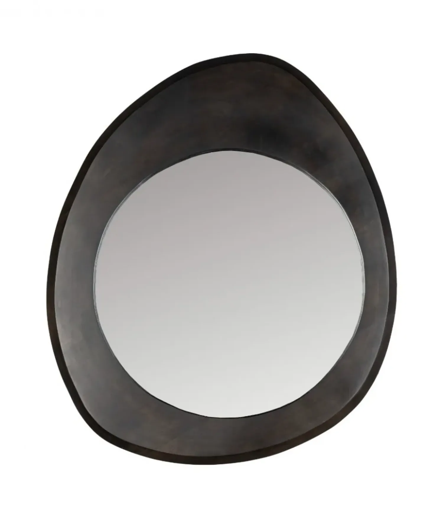 Dutchbone Spiegels|Aren Spiegel Hout Zwart 71cm