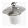 Steinmex Booglampen|Ariana 1-lichts Vloerlamp Staal met Goud Velvet kap