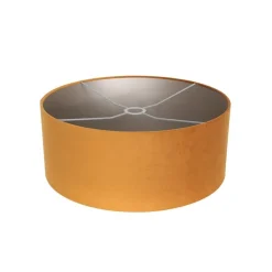 Steinmex Booglampen|Ariana 1-lichts Vloerlamp Wit met Goud Velvet kap