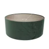 Steinmex Booglampen|Ariana 1-lichts Vloerlamp Zwart met Groen Velvet kap