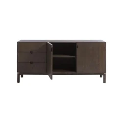 LykkeHome Dressoirs|Industriele Kasten|Aris Dressoir 160 cm espresso