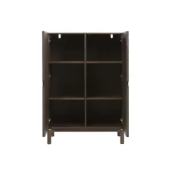 LykkeHome Wandkasten|Industriele Kasten|Aris Wandkast 130 cm espresso