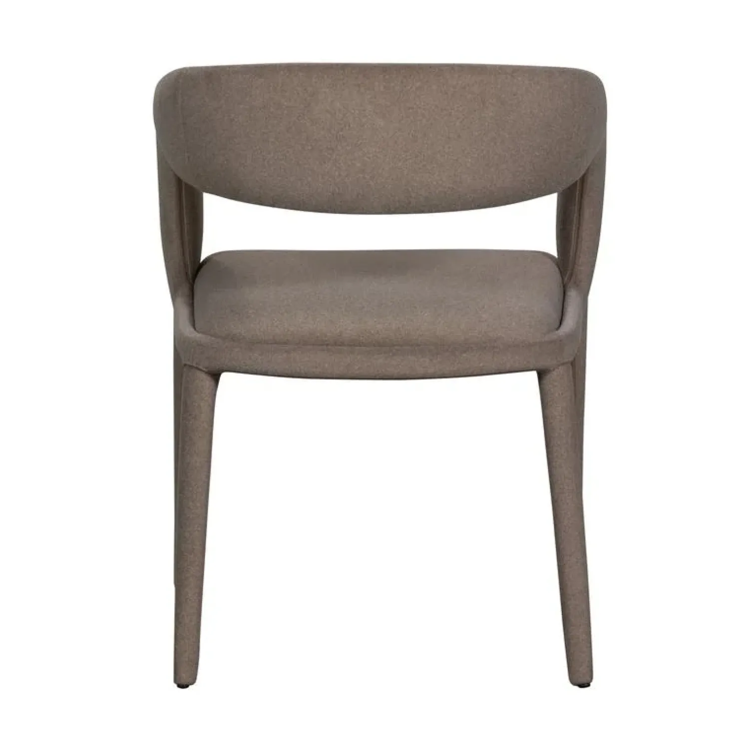 vtwonen Eetkamerstoelen|Arms Eetkamerstoel vilt bruin
