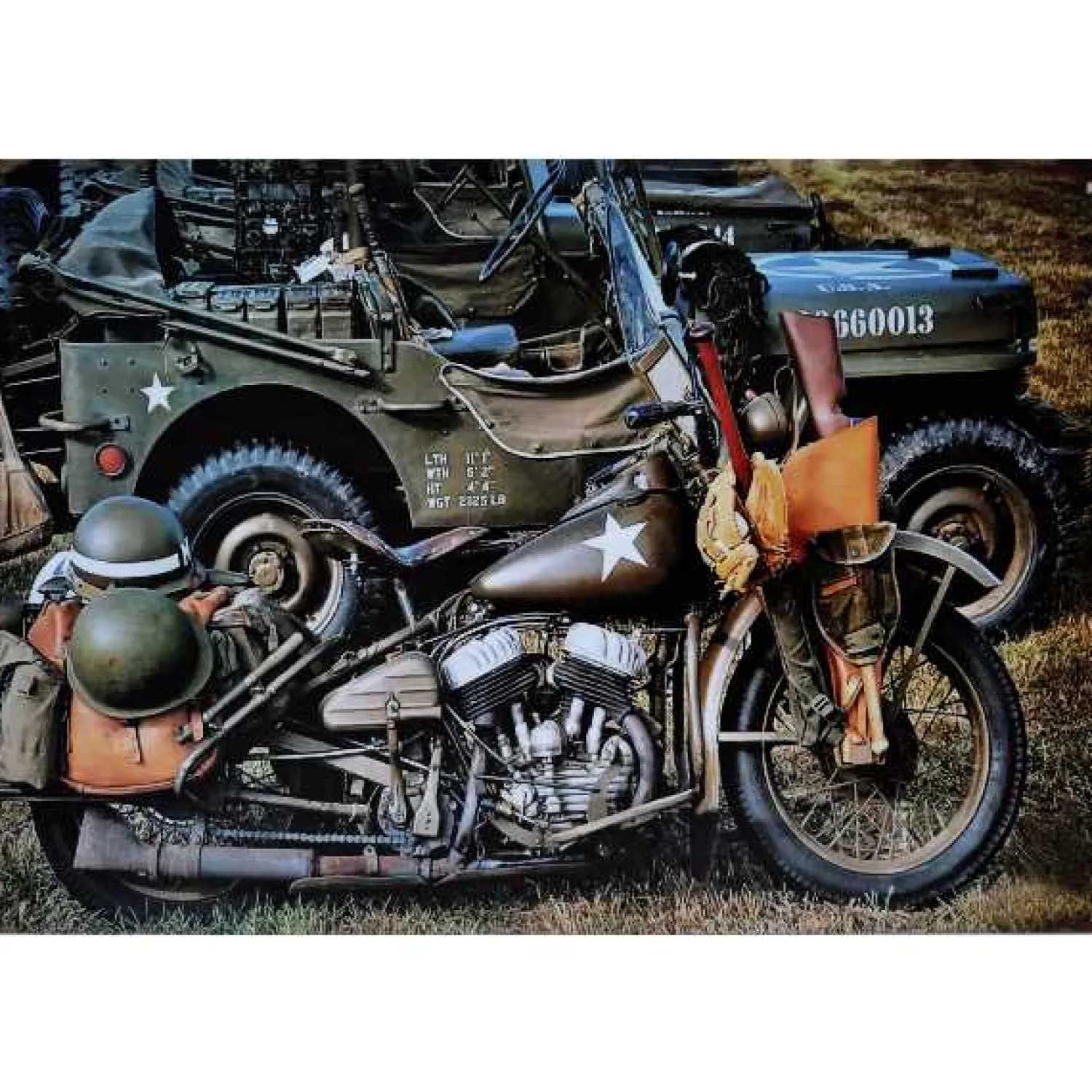 Cavetown Metalen Borden|Army Motor Jeep - metalen bord