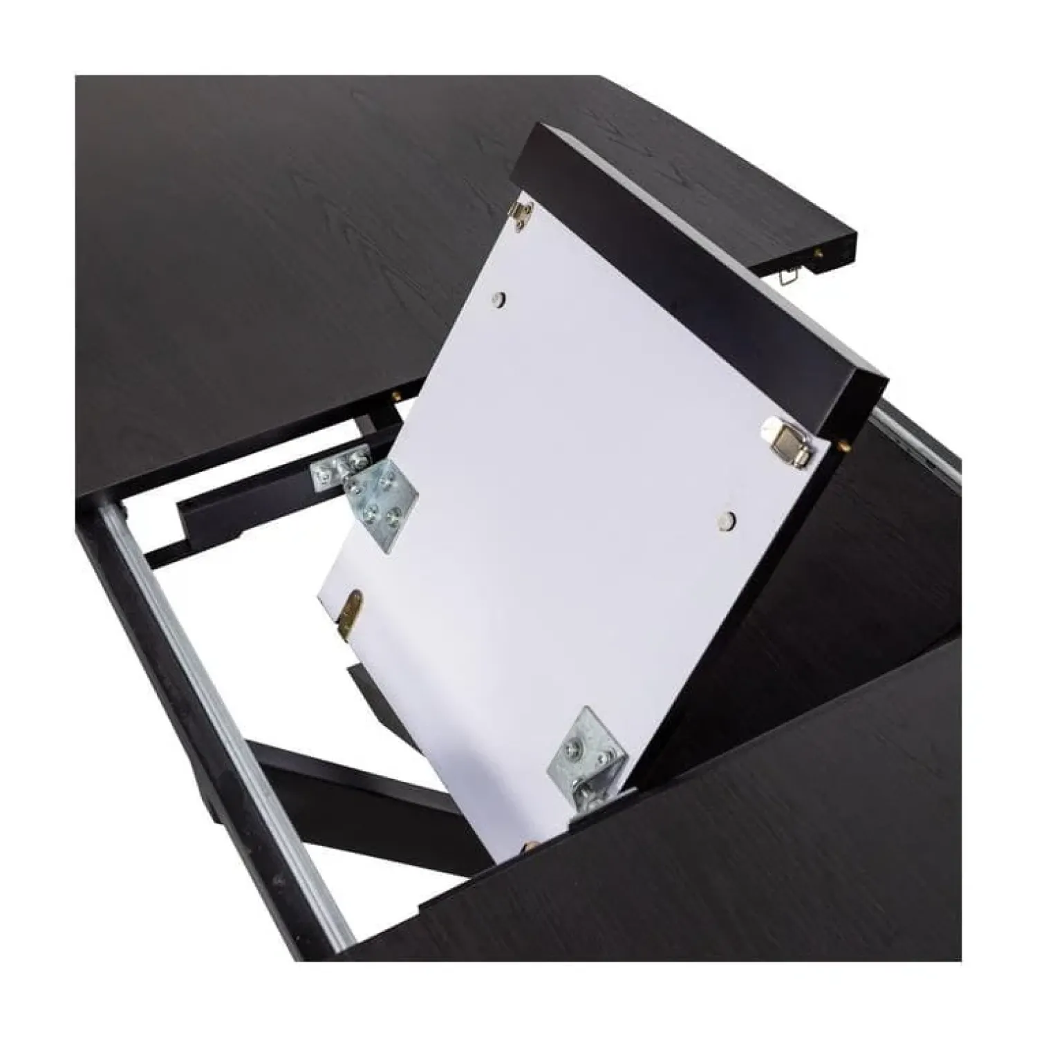 WOOOD Eettafels|Arros uitschuifbare Eettafel zwart 180-220cm