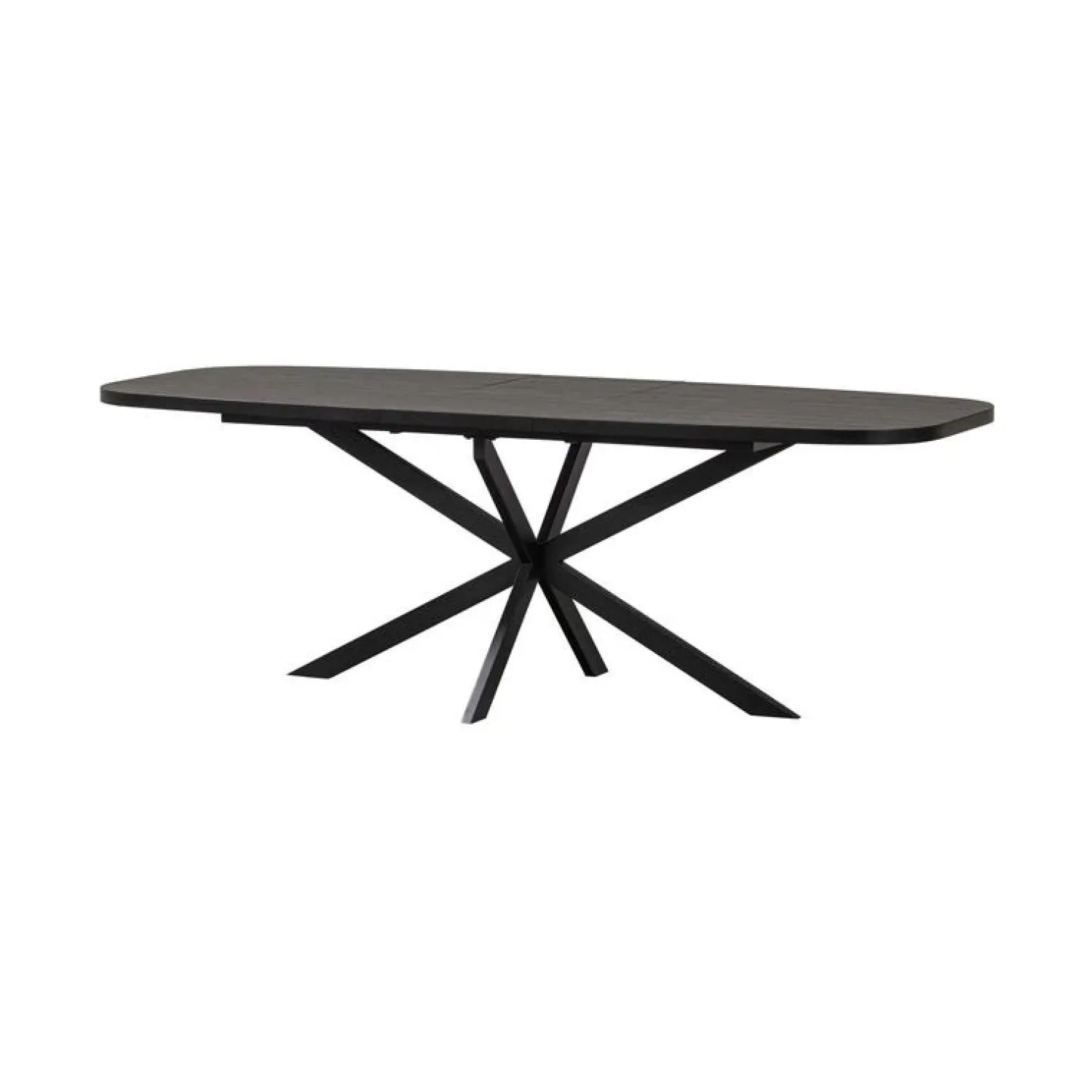 WOOOD Eettafels|Arros uitschuifbare Eettafel zwart 180-220cm