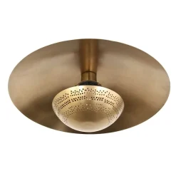 Steinmex Plafondlampen|Arthur 1-lichts Plafondlamp Brons Metaal