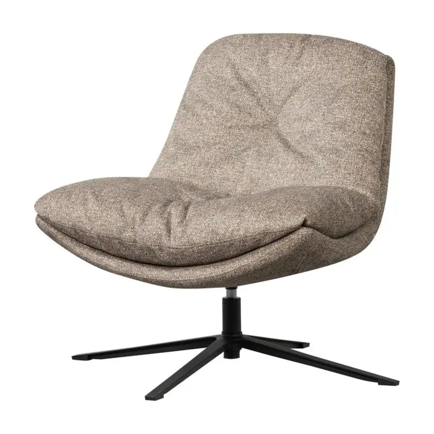 WOOOD Fauteuils|Arve Draaifauteuil naturel melange