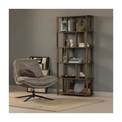 WOOOD Fauteuils|Arve Draaifauteuil naturel melange