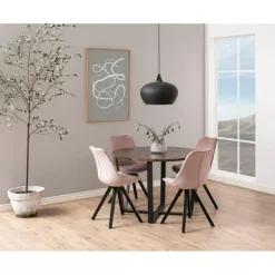 Nordhavn Eettafels|Arvico Eettafel Bruin rond 110cm