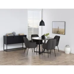 Nordhavn Eettafels|Arvico Eettafel Bruin rond 110cm