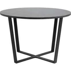 Nordhavn Eettafels|Arvico Eettafel Zwart rond 110cm