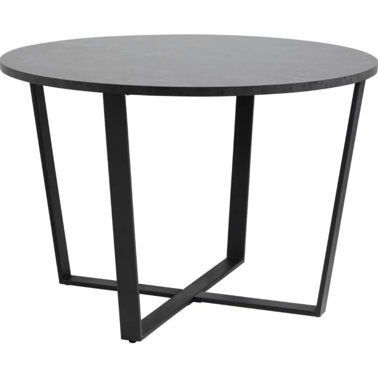 Nordhavn Eettafels|Arvico Eettafel Zwart rond 110cm
