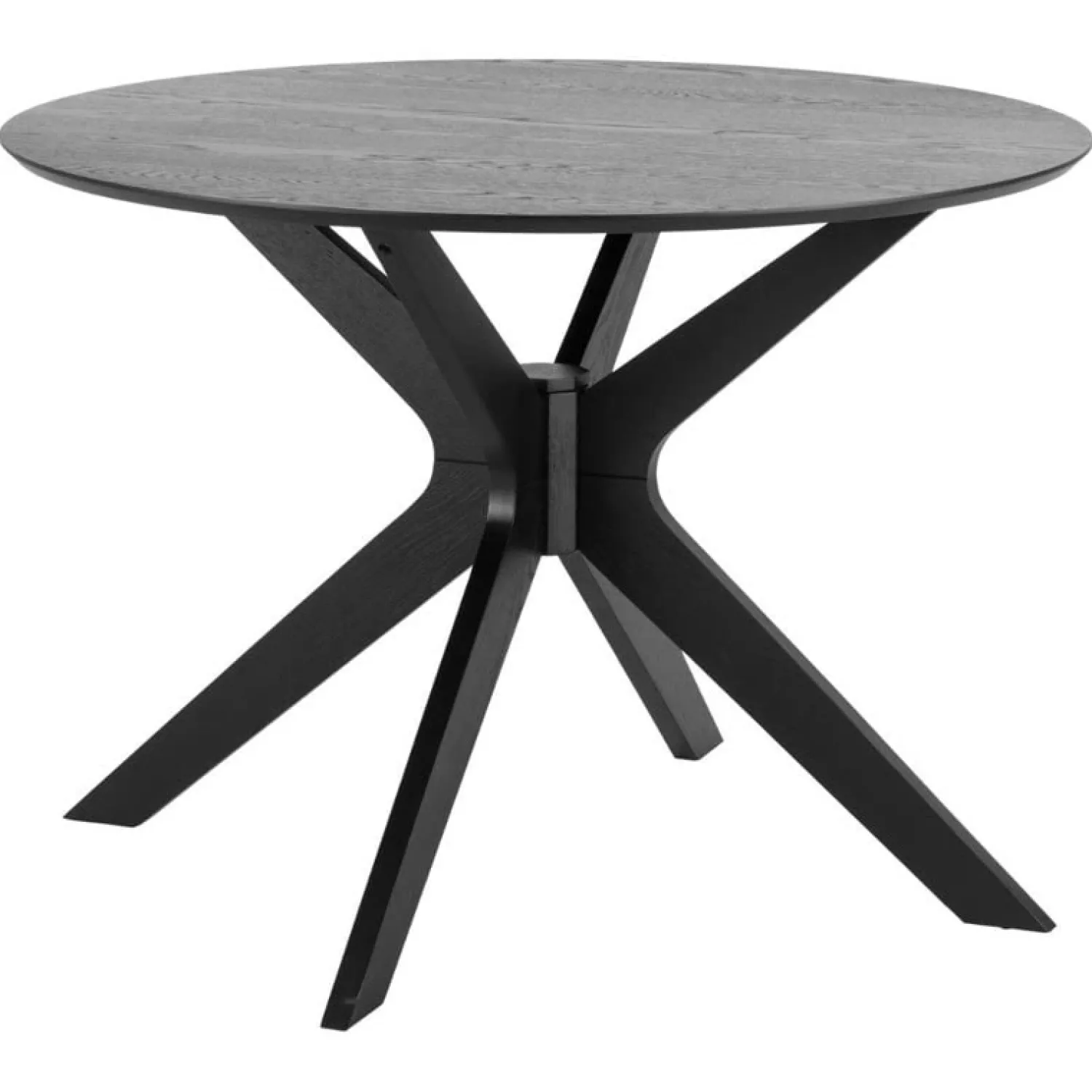Nordhavn Eettafels|Arvon Eettafel Rond Zwart 105cm