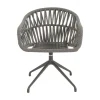 Lesli Living Tuinstoelen|Aspetto Tuinstoel antraciet