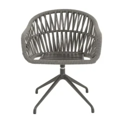 Lesli Living Tuinstoelen|Aspetto Tuinstoel antraciet