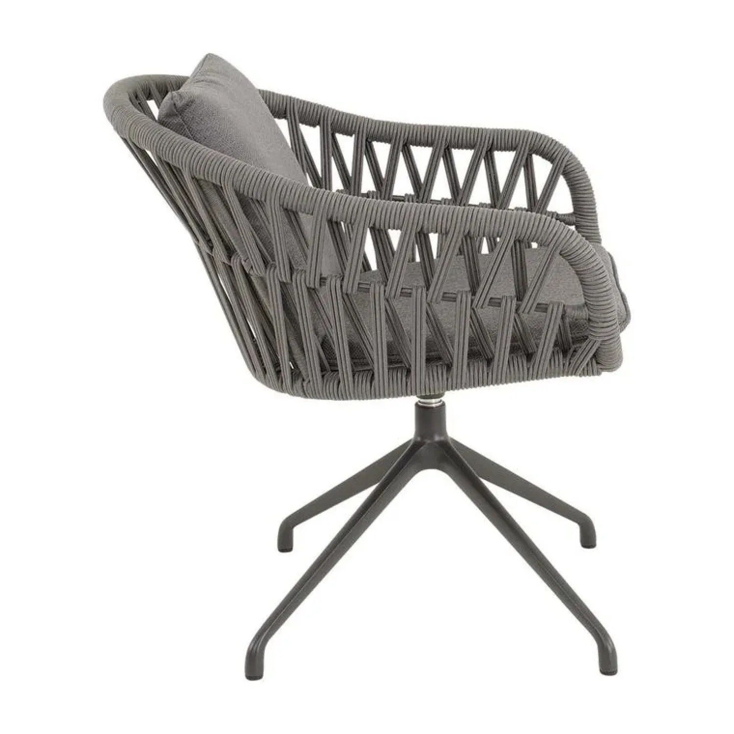Lesli Living Tuinstoelen|Aspetto Tuinstoel antraciet