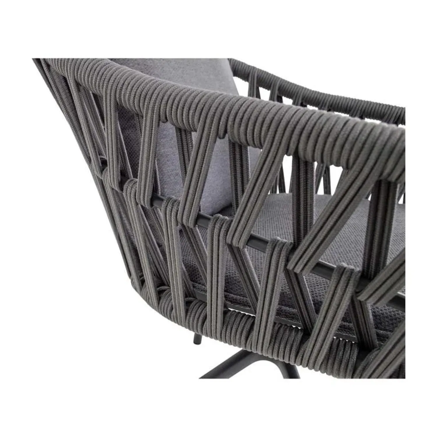 Lesli Living Tuinstoelen|Aspetto Tuinstoel antraciet