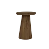 Tower living Bijzettafels|Asti Bijzettafel rond bruin 40 cm