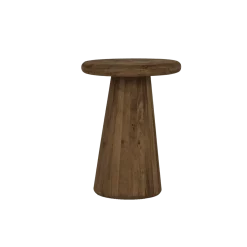 Tower living Bijzettafels|Asti Bijzettafel rond bruin 40 cm
