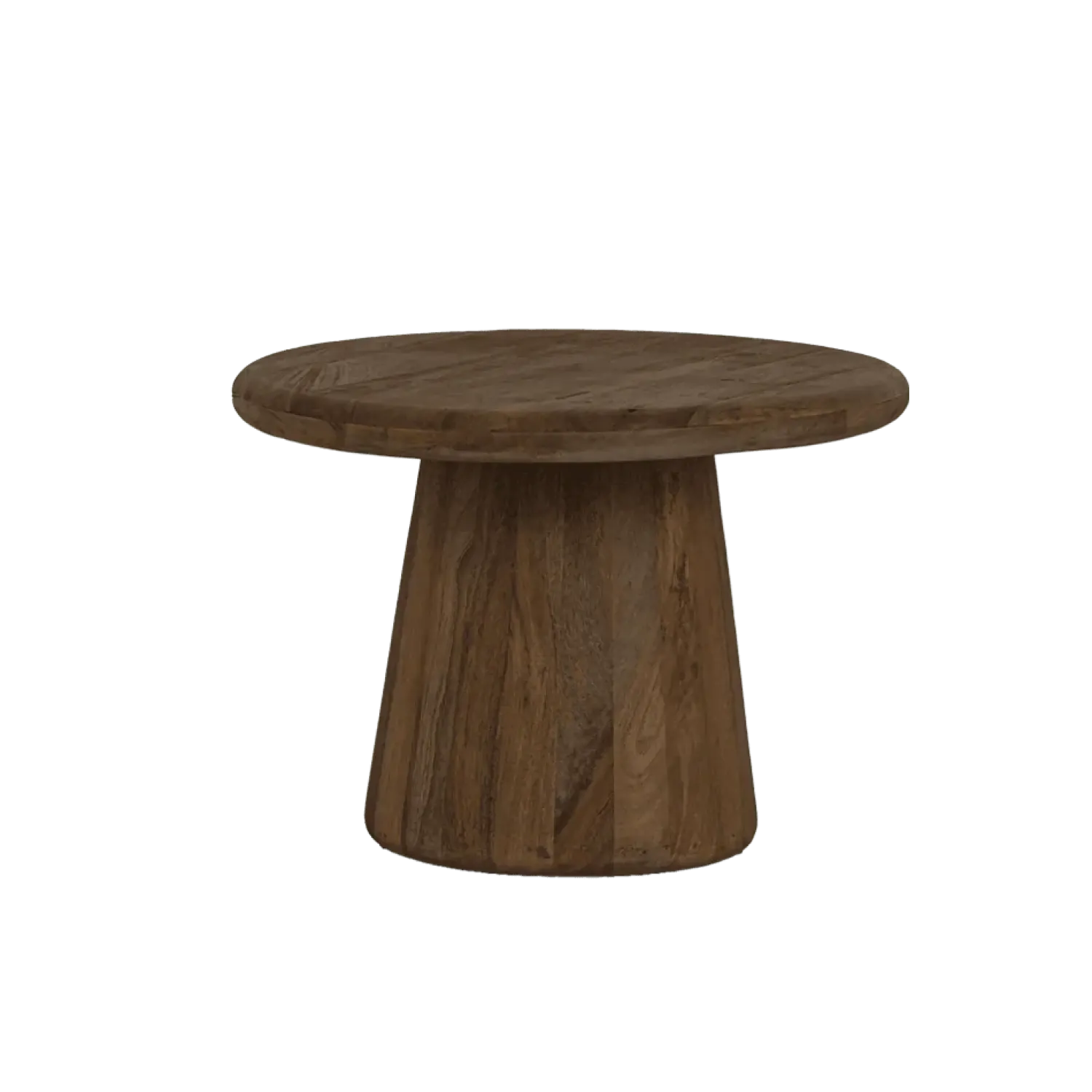 Tower living Bijzettafels|Asti Bijzettafel rond bruin 60 cm