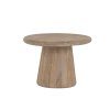 Tower living Bijzettafels|Asti Bijzettafel rond naturel 60 cm