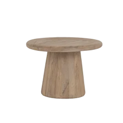 Tower living Bijzettafels|Asti Bijzettafel rond naturel 60 cm
