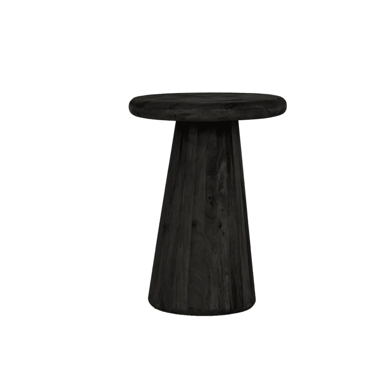 Tower living Bijzettafels|Asti Bijzettafel rond zwart 40 cm