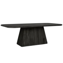 Tower living Eettafels|Asti Eettafel zwart 180 cm