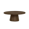 Tower living Salontafels|Asti Salontafel rond bruin 90 cm