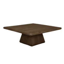 Tower living Salontafels|Asti Salontafel vierkant bruin 90 cm