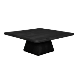 Tower living Salontafels|Asti Salontafel vierkant zwart 90 cm