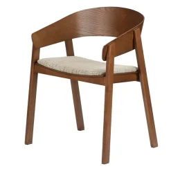 Pole to Pole Eetkamerstoelen|Astrid Eetkamerstoel Bruin hout
