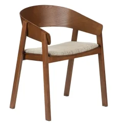 Pole to Pole Eetkamerstoelen|Astrid Eetkamerstoel Bruin hout