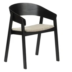 Pole to Pole Eetkamerstoelen|Astrid Eetkamerstoel Zwart hout