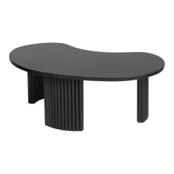 Mysons Salontafels|Atrani Salontafel organisch Mangohout zwart 125 cm