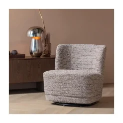 WOOOD Fauteuils|Atty Draaifauteuil Melange Beige