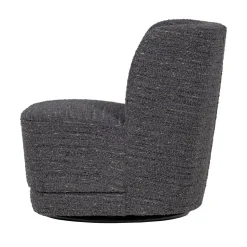 WOOOD Fauteuils|Atty Draaifauteuil Melange Grijs