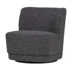 WOOOD Fauteuils|Atty Draaifauteuil Melange Grijs