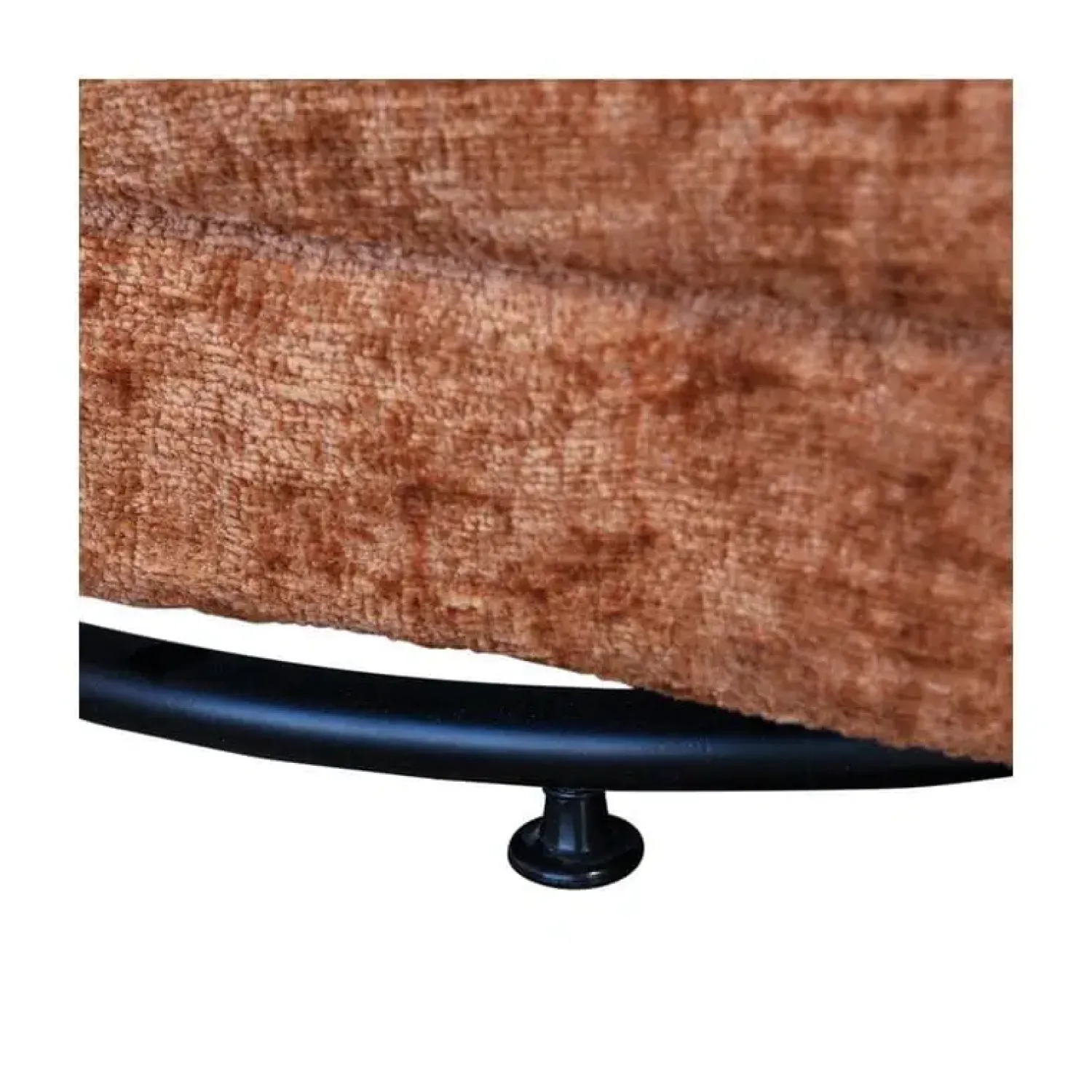 WOOOD Fauteuils|Atty Draaifauteuil velvet terracotta