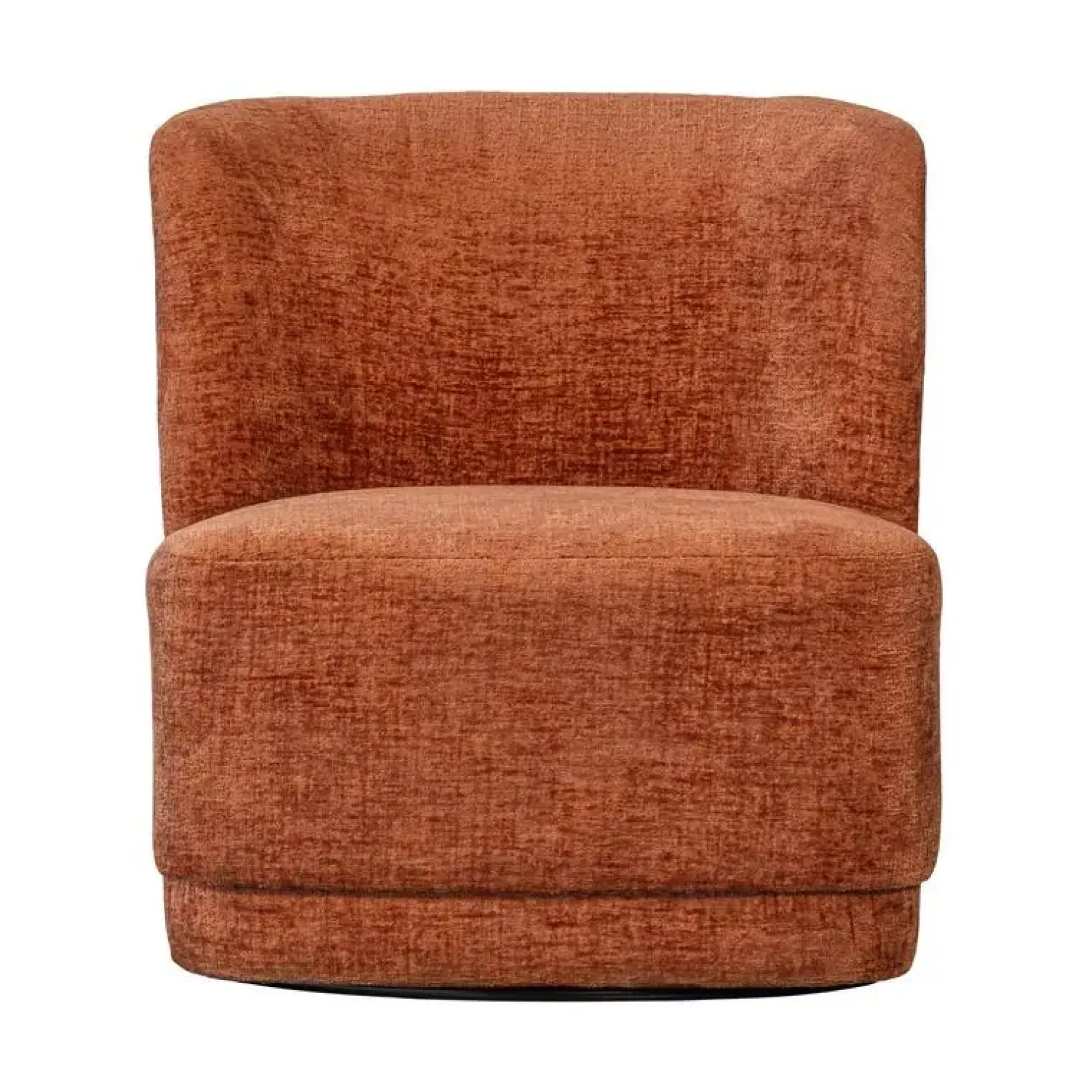 WOOOD Fauteuils|Atty Draaifauteuil velvet terracotta