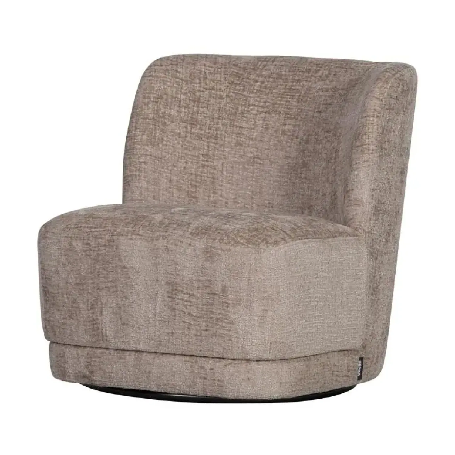 WOOOD Fauteuils|Atty Draaifauteuil velvet zand