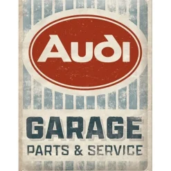 Cavetown Metalen Borden|Audi Garage - metalen bord