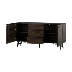 Tower living Dressoirs|Industriele Kasten|Aura Dressoir espresso Acaciahout 160 cm
