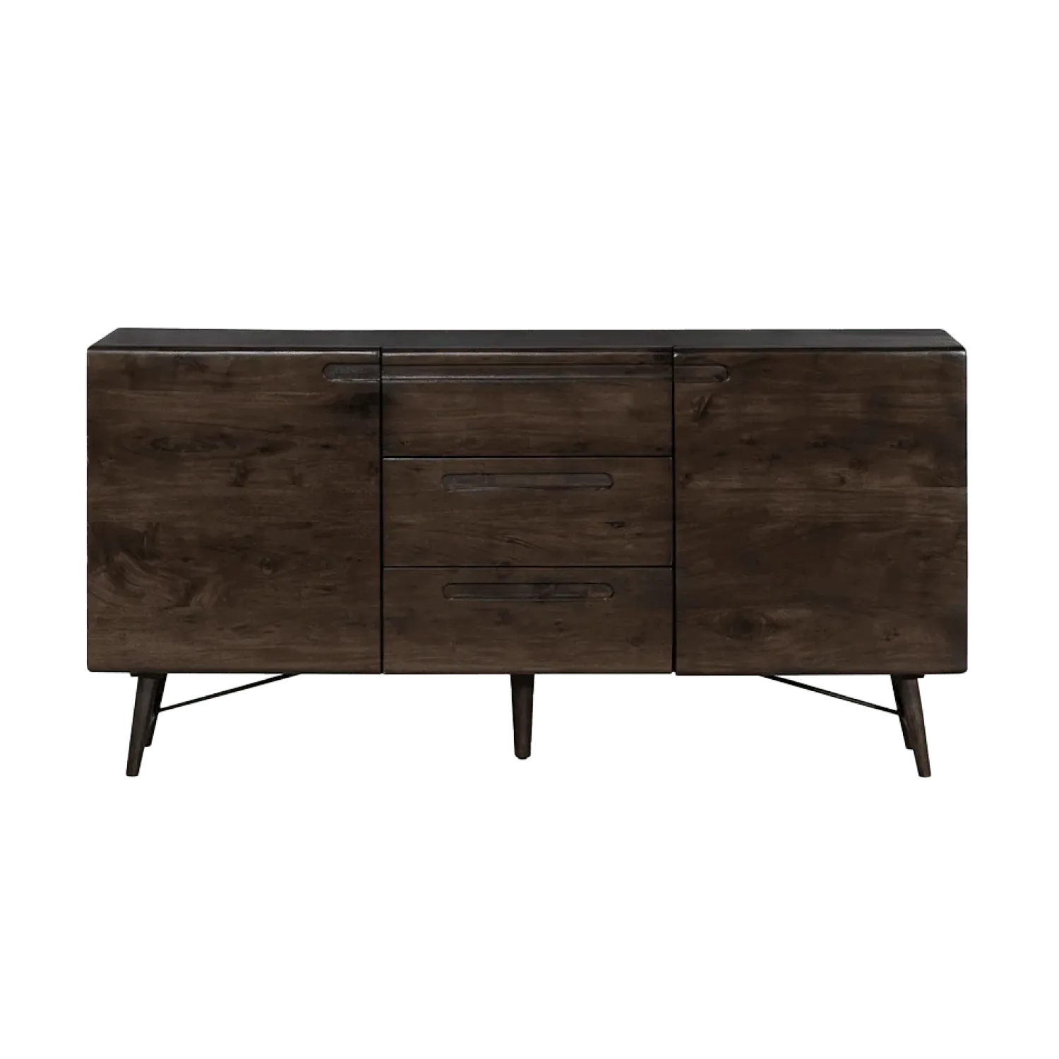 Tower living Dressoirs|Industriele Kasten|Aura Dressoir espresso Acaciahout 160 cm