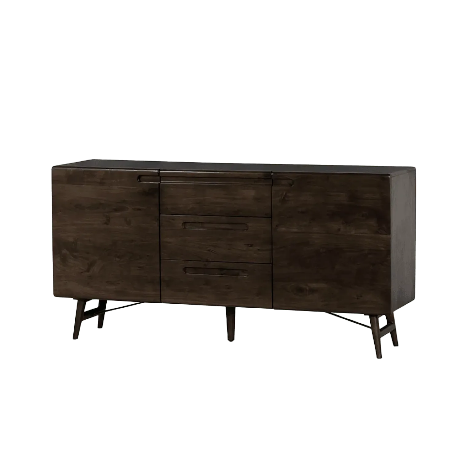 Tower living Dressoirs|Industriele Kasten|Aura Dressoir espresso Acaciahout 160 cm